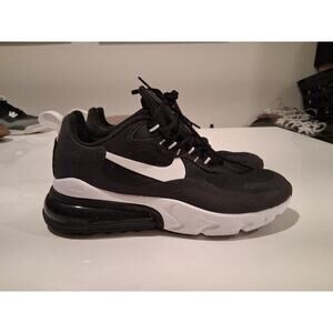 Nike Air Max 270 React Women's Size 7 Running Shoes Black
